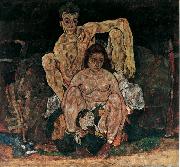 Egon Schiele The Familly (mk12) oil